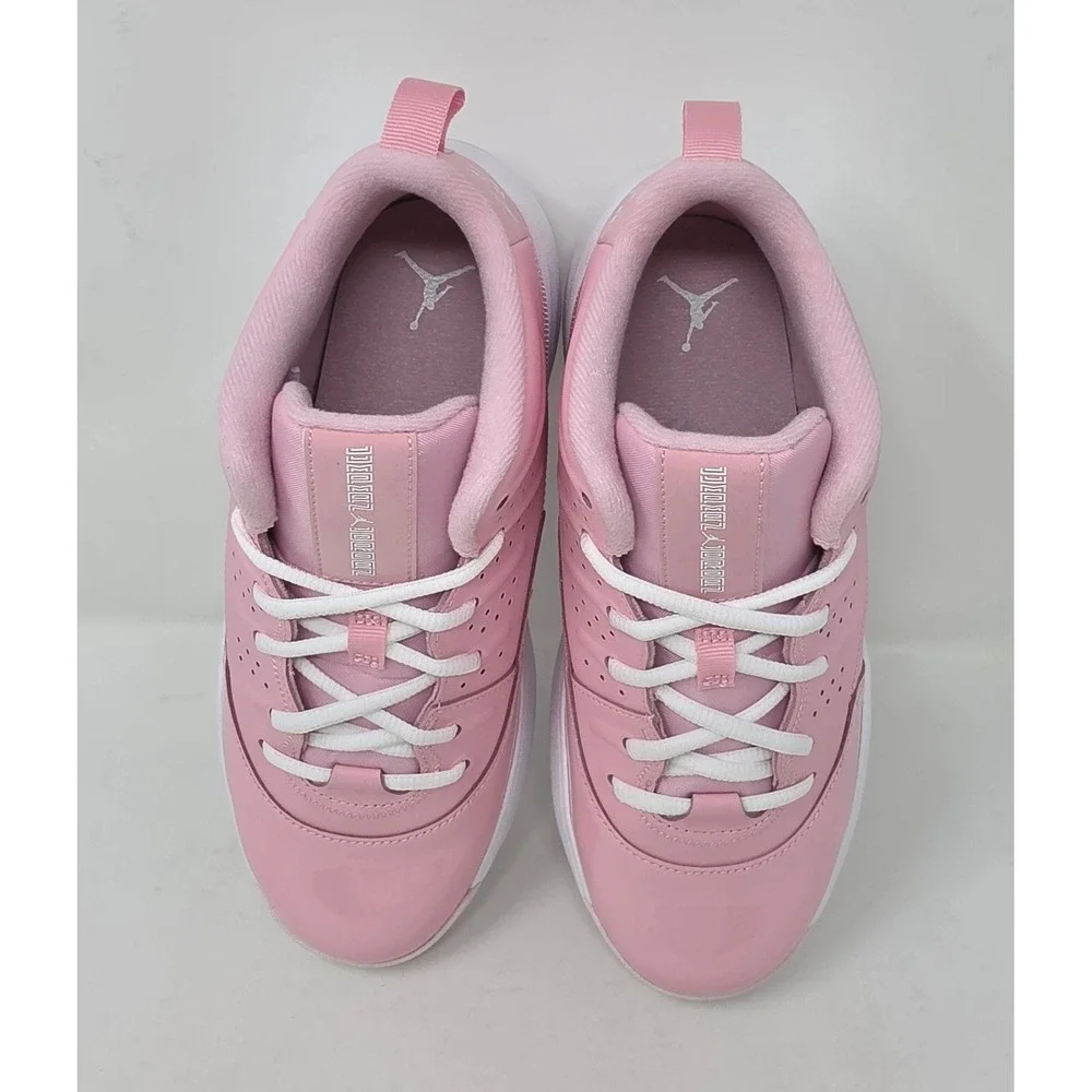 Jordan Max Aura 7 GS Med Soft Pink White Pearl Pink HQ2089-601 Kids Size 6Y